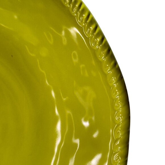 Tommy Bahama Melamine Dinner Plate 11 inch Green - Picture 7 of 10